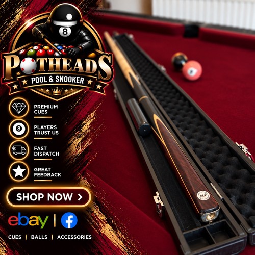 Ash snooker cue set - 3/4,