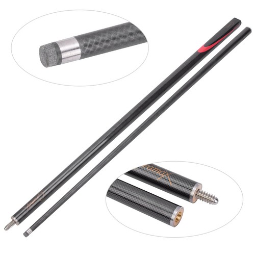 Two piece billiard cue pool - cue,